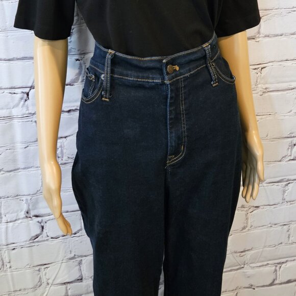 J.CREW -  Curvy 10" high rise skinny cut dark wash jeans - Picture 6 of 12